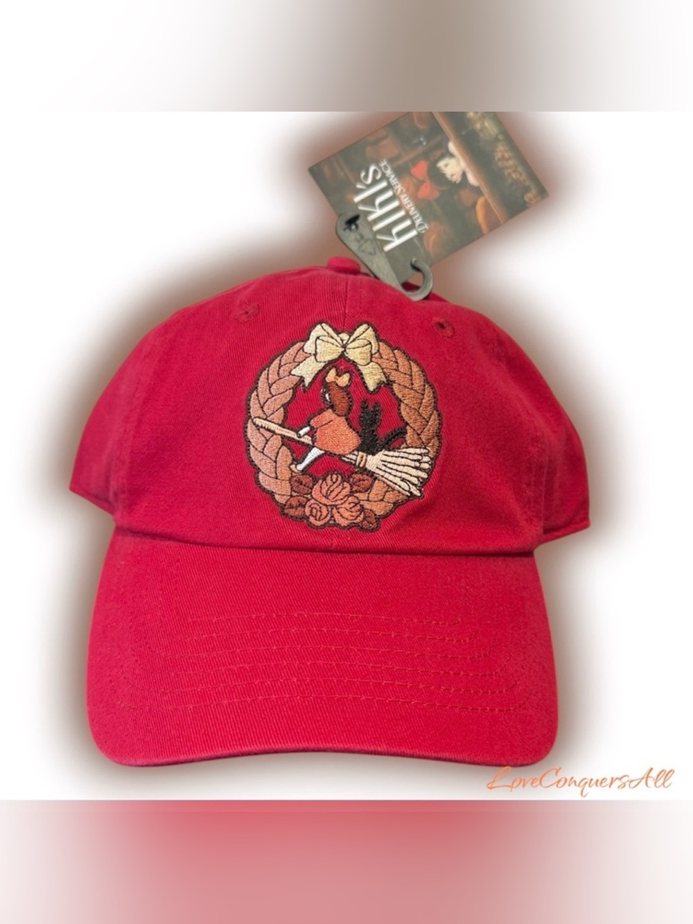 Studio Ghibli Kiki's Delivery Service Bread Wreath Embroidered Ball Cap